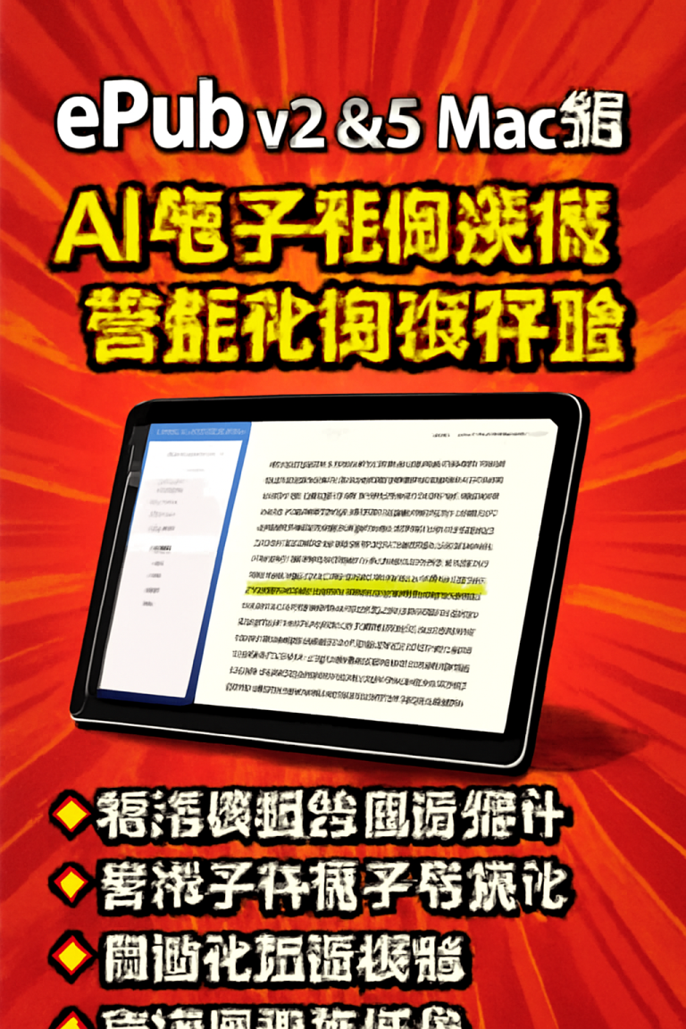  ePub v2.8.5 Mac版 - AI电子书阅读神器，智能化阅读体验